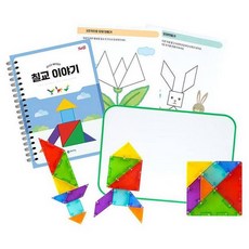 Kes.B 堅固立體磁性七巧板套組, 混合顏色, 1套