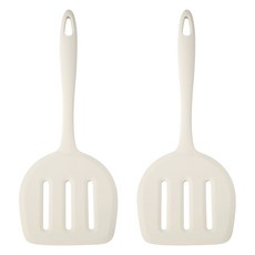 EASY SILLY 矽膠特大煎餅鍋鏟 大, 白色, 2個