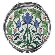 威廉莫里斯 Tulips 圓形鐵盒, 銀色, 1個