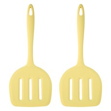 EASY SILLY 矽膠特大煎餅鍋鏟 大, 黃色, 2個