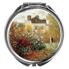 克勞德·莫內 The Artist garden 圓形馬口鐵盒, 銀色, 1個