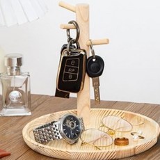 꼬까 악세사리 소품 수납걸이 트레이, 우드, 1개