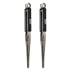 理享家 304不鏽鋼鋸齒型食物夾 灰色 Set 2支