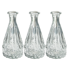 꼬까 크리스탈 화병 디퓨저 유리병, 150ml, 3개