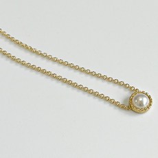 엘라주르 여성용 피오나 모조 진주 목걸이