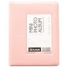 디미스 예쁜 포토앨범 10.16cm, 핑크, 64매