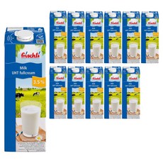 프리쉴리 독일 멸균우유 3.5%, 12개, 1L