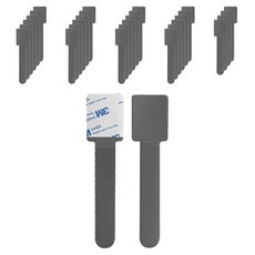 마켓감성 벨크로 케이블 정리기, 그레이, 30개