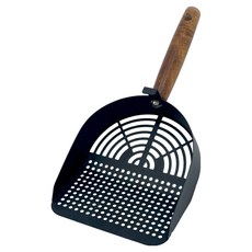 doongdoongpet 貓砂鏟 細密雙層鏟, 黑色, 1個