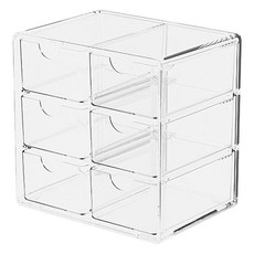 Living Mango 多用途壓克力化妝品收納盒, 1個, 透明