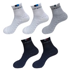 CAPACCI 男士Air運動全毛圈踝襪5雙組, 1套, 混色