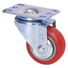 월드크린 PVC 적색 바퀴 회전형, 1개