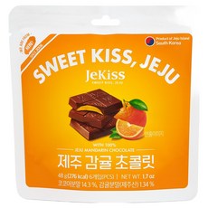 JeKiss 濟州柑橘巧克力 6入, 48g, 1個