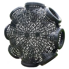 echobelle 8孔鰻魚籠, 黑色