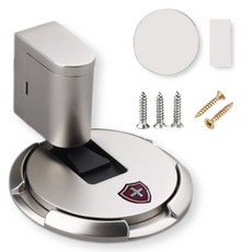 Matterhorn 防關門磁吸門擋 鎳色, 1個