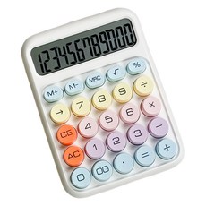 LAB&TOOLS 粉彩計算機, 白色, 1個