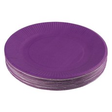 Uniart 彩色紙盤, 紫色, 45個