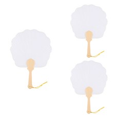 유니아트 꽃 부채 3p, 랜덤 발송, 1세트