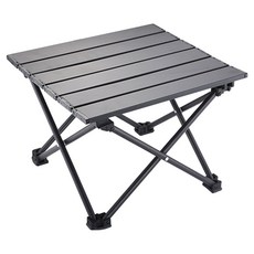 엘쏘 캠핑장 등산용 미니멀 접이식 다용도 테이블, 블랙