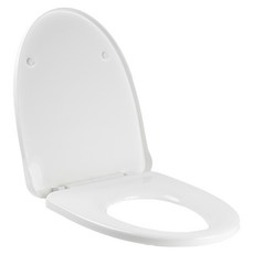 두진 상부 체결형 무소음 원터치 양변기 시트 VSP-001, 화이트, 1개