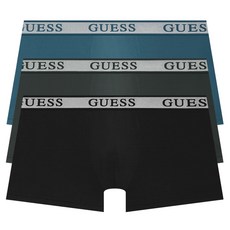 GUESS UNDERWEAR ICE DEEP 銀色腰帶四角褲 3件組