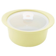 homehouse 矽膠多功能蒸煮鍋 1.2L, 萊姆綠, 1個