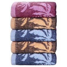 Woni's Pretty Mood 100g 洗臉毛巾 棕櫚樹, 5個, 隨機出貨