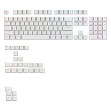 Glorious GLORIOUS GPBT Backlit RGB 透光鍵帽組, WHITE, 單一商品, 獨家規格軸體