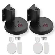 馬特洪峰玄關門磁吸門擋組 黑色, 1套