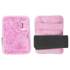 비즈온 손목 고정밴드 냉온 찜질팩 핑크, 2개