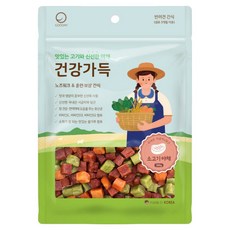 굿데이 강아지 건강가득 간식, 혼합맛(소고기/야채), 300g, 1개