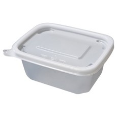 Swan 方形迷你粥碗 大 50入 + 碗蓋 50入 套組 半透明, 1套