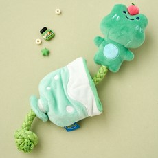 狗狗奶油店冰淇淋雨天拉扯遊戲寵物玩具, 綠色, 1個