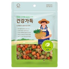 굿데이 강아지 건강가득 간식, 혼합맛(연어/야채), 300g, 1개