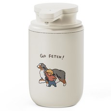 무아스 해피버디 아티스트 에디션 자동 손세정기 Go Fetch!, 아이보리(Go Fetch!), 1개
