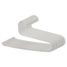 보노하우스 윌로우 오픈형 바지걸이, 10개, 그레이