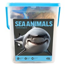 MY LITTLE TIGER 桶裝海洋動物公仔組, 1套