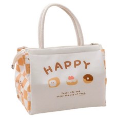 타미나요 도시락 휴대용 보온 보냉백, 맛있는 과자, 1개