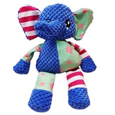 NEOJJANG 狗狗啾啾沙沙聲娃娃玩具, 1個, 大象