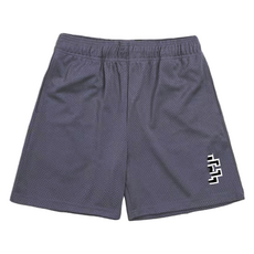 B2WIN 男性夏季沙灘短褲, 深灰色 黑標