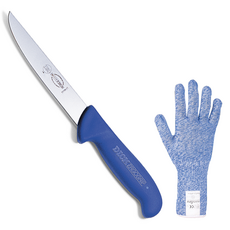 F.DICK Ergo Grip正肉刀 2259+防割手套組, 1組, 單色(屠刀）,隨機出貨(手套）