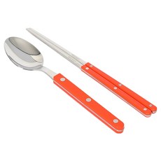 TINNY BLANC Reve 單人餐具組, 1套, 湯匙 + 筷子, 橘色
