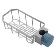 羅紋瀝水水龍頭菜瓜布置物架 17cm, 灰色, 1個