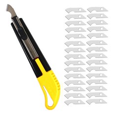 종원 아크릴 나이프+리필 칼날 30P 세트 색상랜덤, 1세트