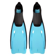 Elsso 輕裝潛水色彩線條雙蹼蛙鞋, 天空