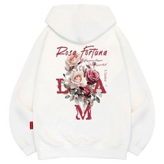 엘라모 남녀공용 로사포르투나 후드티