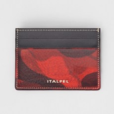 이탈펠 이태리 베지터블 카모플라쥬 패턴 천연소가죽 카드지갑 PL1