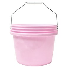 월드크린 다용도 휴대용 버킷, 7L, 핑크