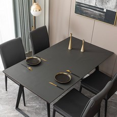 How's Room 皮革防水餐桌墊, 大型(60 x 120 cm), 1個, 深灰色