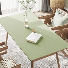 How's Room 皮革防水餐桌墊, 大型(60 x 120 cm), 1個, 綠茶色